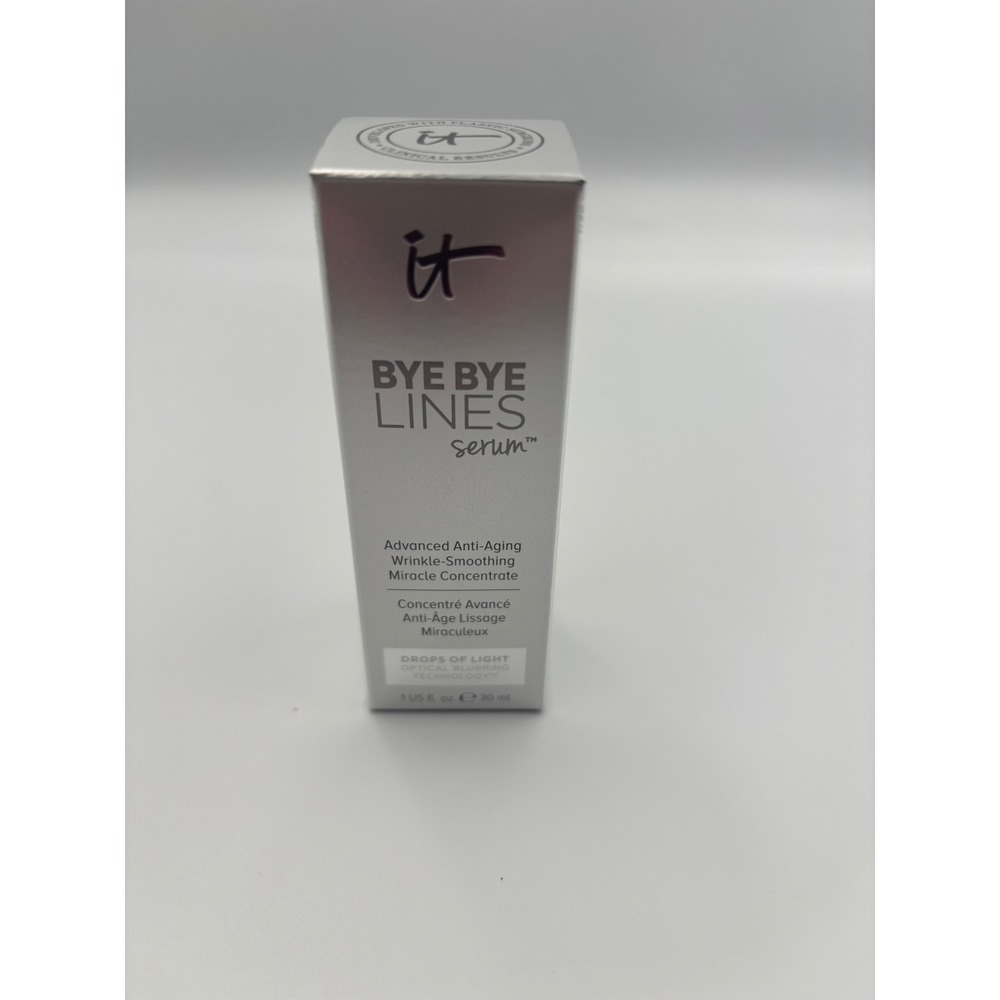 IT Cosmetics Bye Bye Lines Serum Anti-Aging Wrinkle-Smoothing Concentrate 1oz